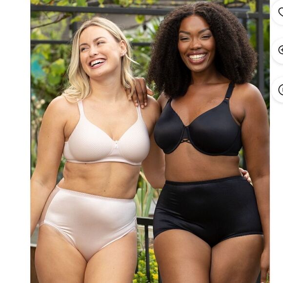 NWT- Vanity Fair- Radiant Collection Women’s Back Smoothing Underwire Bra, Blue - Picture 5 of 6